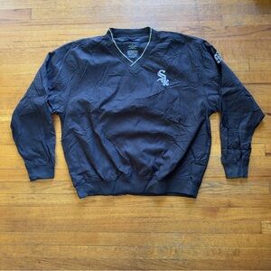 Chicago White Sox Black V-Neck Sweater